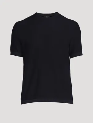 Myhlo Cotton-Blend Ribbed T-Shirt