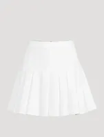 Cotton Piqué Tennis Skirt