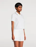 Zip-Front Polo Shirt