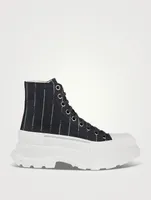 Tread Slick Canvas Boots Broken Stripe Print