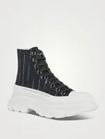 Tread Slick Canvas Boots Broken Stripe Print