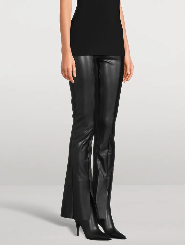 Vegan Leather Spat Leggings