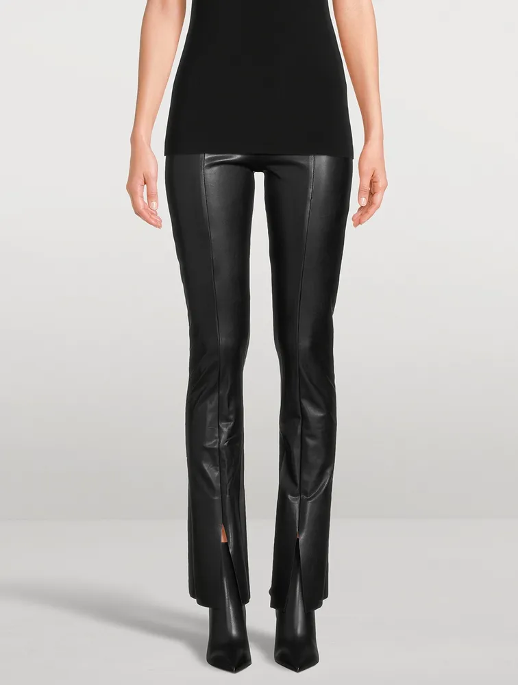 Vegan Leather Spat Leggings