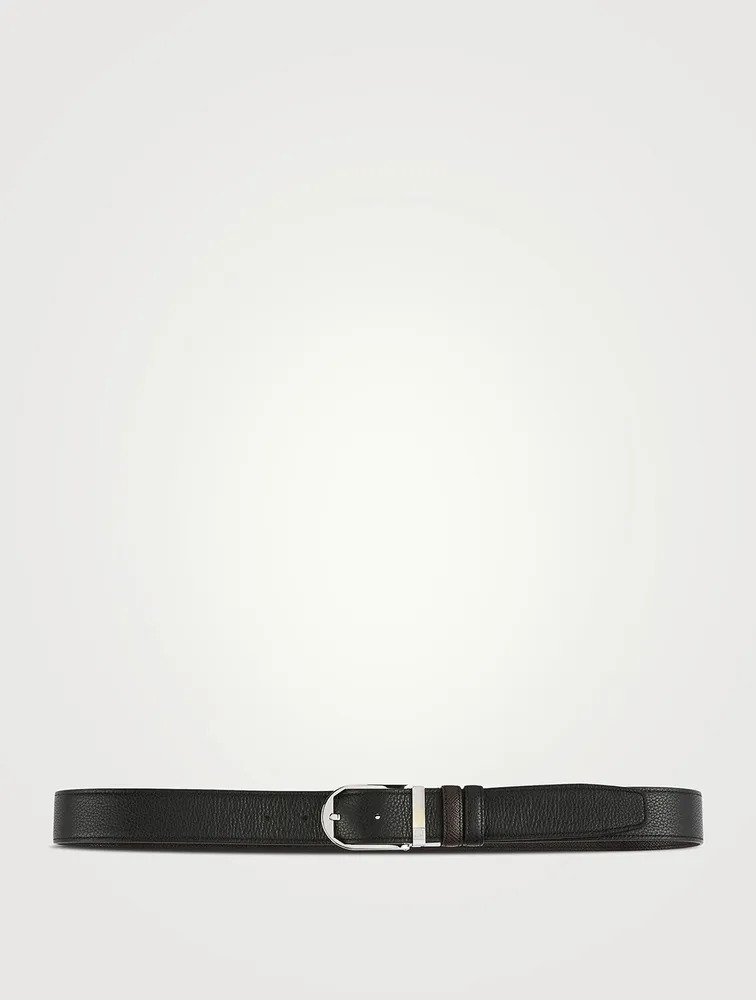 Grain Leather Belt