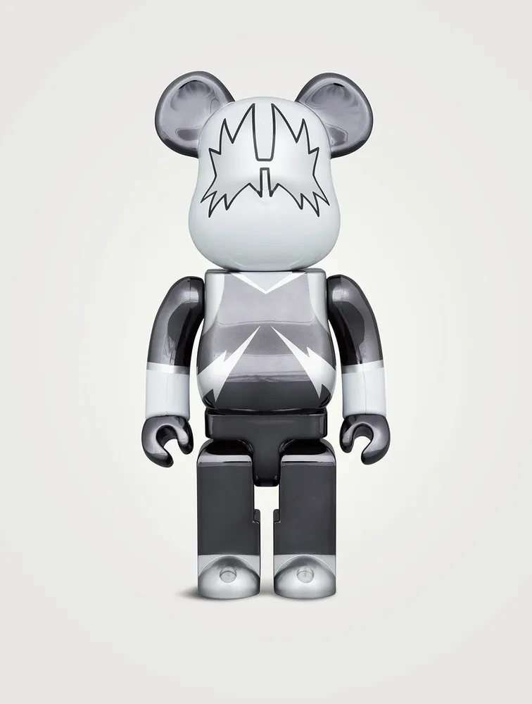 Kiss Spaceman Chrome 100% & 400% Be@rbrick Set