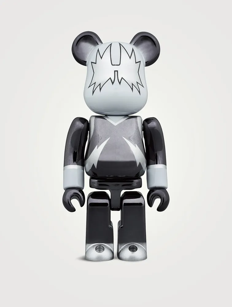 Kiss Spaceman Chrome 100% & 400% Be@rbrick Set