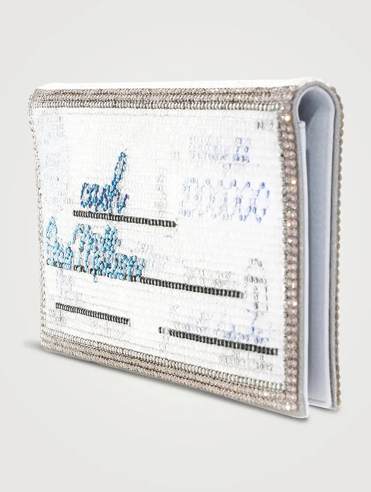 Million Dollar Cheque Envelope Clutch