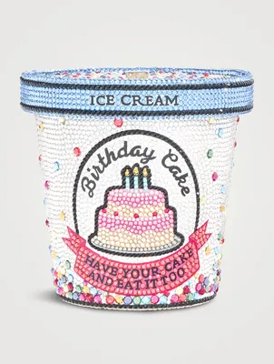 Birthday Ice Cream Pint Evening Bag