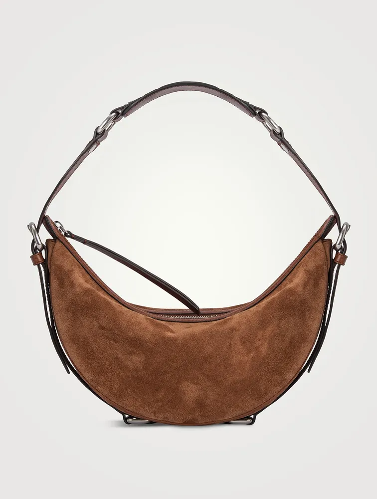 Gib Suede And Vintage Leather Shoulder Bag