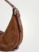 Gib Suede And Vintage Leather Shoulder Bag