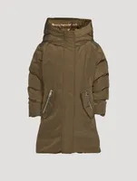 Kids Shayna 2-in-1 Down Coat With Removable Bib