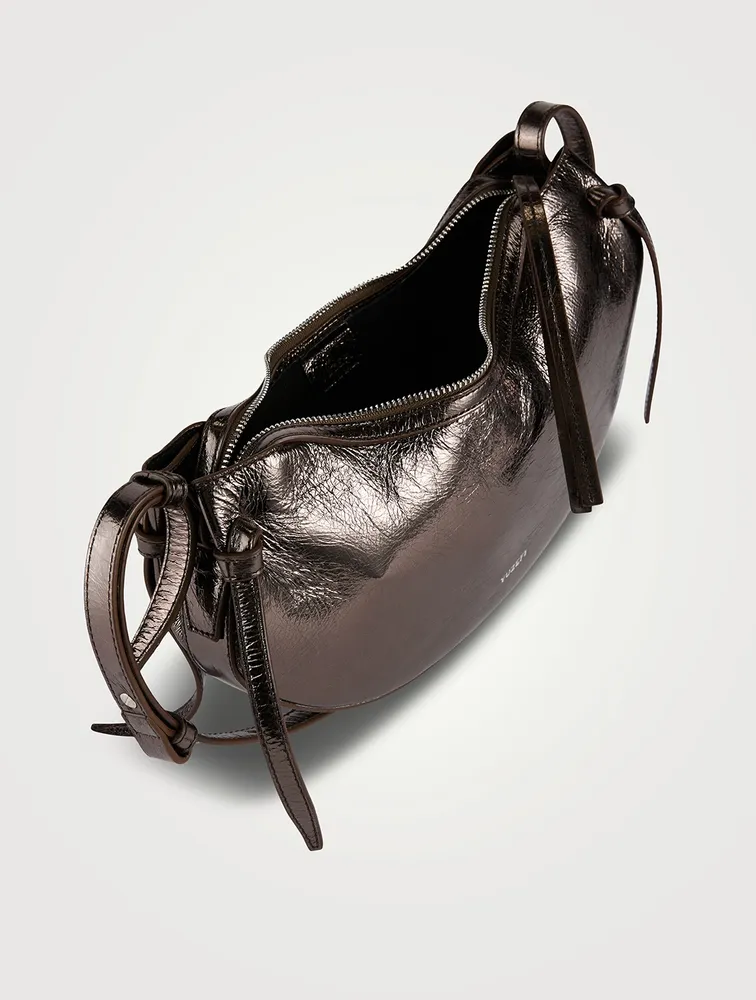 Fortune Cookie Metallic Leather Shoulder Bag