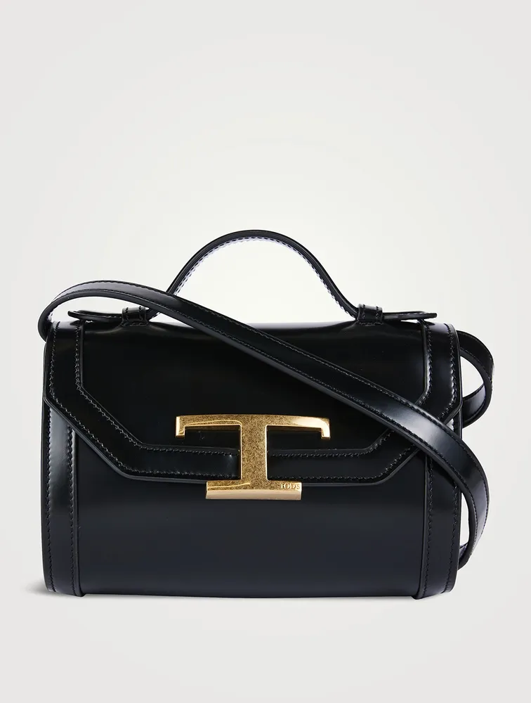 Micro T Timeless Leather Top Handle Bag