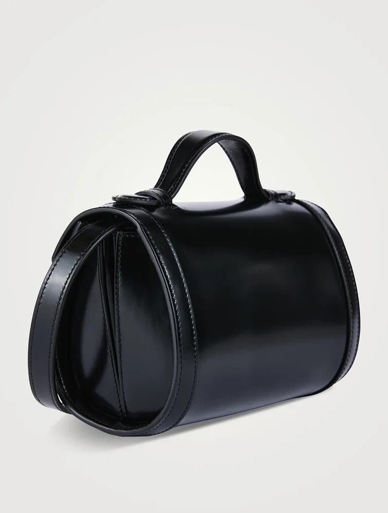 Micro T Timeless Leather Top Handle Bag