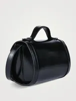 Micro T Timeless Leather Top Handle Bag