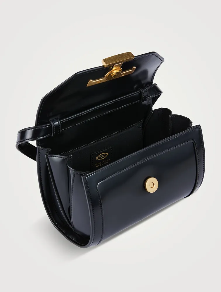 Micro T Timeless Leather Top Handle Bag