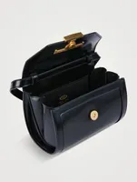 Micro T Timeless Leather Top Handle Bag