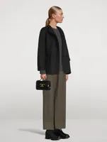Micro T Timeless Leather Top Handle Bag