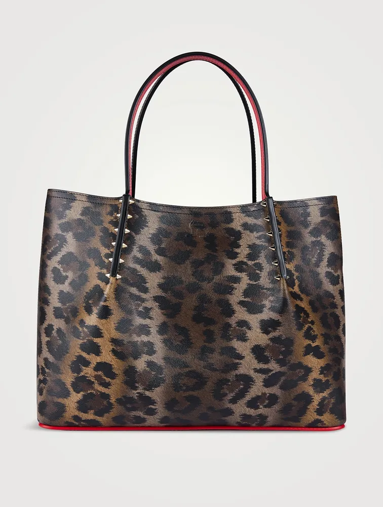 Cargo Tote With Leopard Print