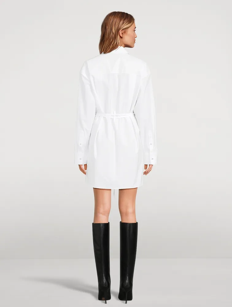 Tie-Waist Shirt Dress