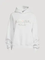 Condensed Fleece Hoodie Mahjong Print