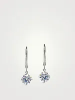 Briar 9K White Gold Drop Earrings