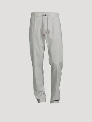 Stretch Wool Jogger Pants
