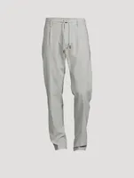 Stretch Wool Jogger Pants