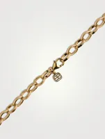 14K Gold Multi Charm Necklace With Diamonds