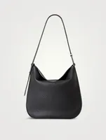 Medium Anna Leather Shoulder Bag