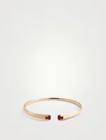 Wulu 18K Rose Gold Bangle Bracelet With HyCeram®