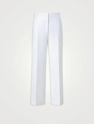 Flora Cotton Silk Trousers