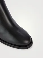 Janella Leather Ankle Boots