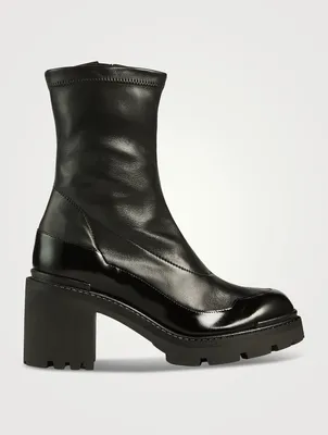 Vanna Leather Combat Boots