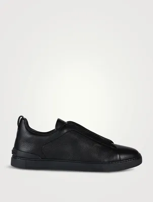 Deerskin Triple Stitch Sneakers