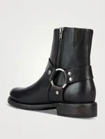 Veronica Harness Leather Ankle Boots