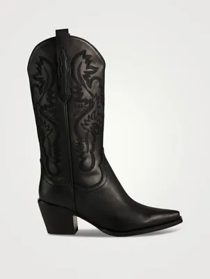 Dagget Leather Western Boots