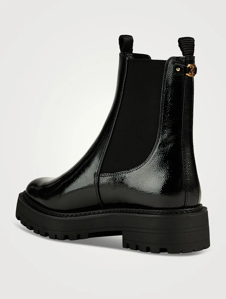 Laguna Patent Leather Chelsea Boots