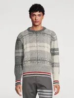 Donegal Tartan Stripe Sweater
