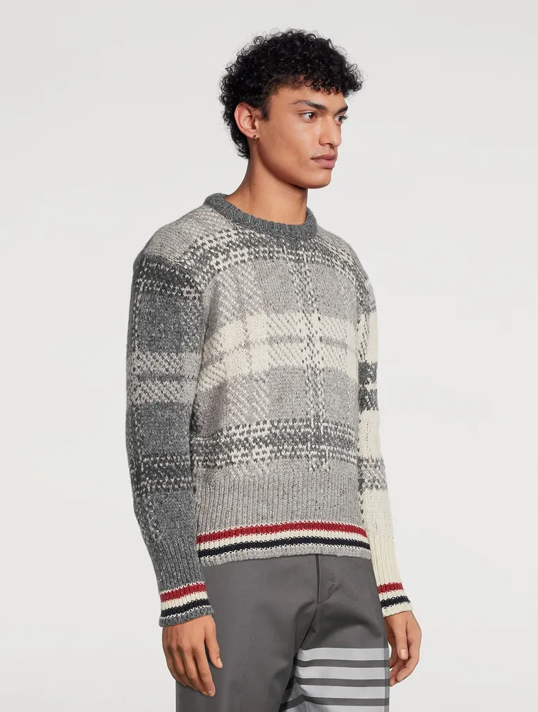 Donegal Tartan Stripe Sweater