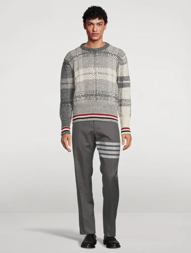 Donegal Tartan Stripe Sweater
