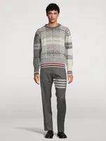 Donegal Tartan Stripe Sweater