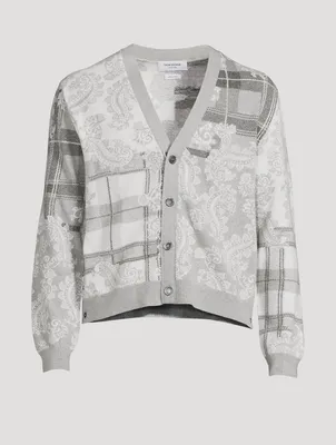 Fun-Mix Tartan Merino Wool Cardigan