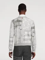 Fun-Mix Tartan Merino Wool Cardigan