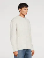 Max Wool-Blend Crewneck Sweater