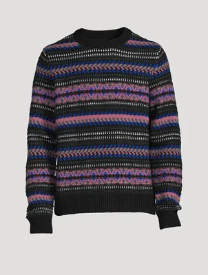 Tiago Wool-Blend Crewneck Sweater