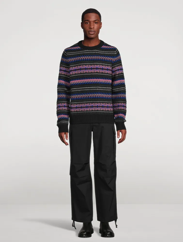 Tiago Wool-Blend Crewneck Sweater