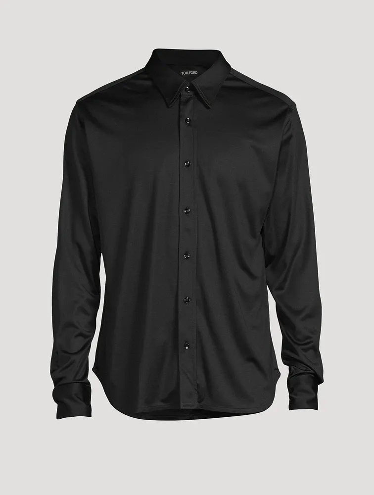 Silk Long-Sleeve Shirt