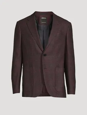 Wool Silk And Cashmere Jacket