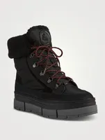 Henta Faux Fur-Trimmed Nylon Boots